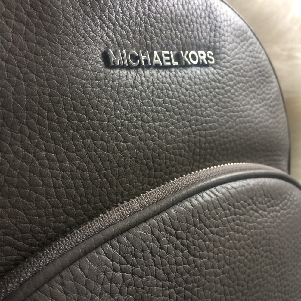 Original MK leather Backpack in Grey